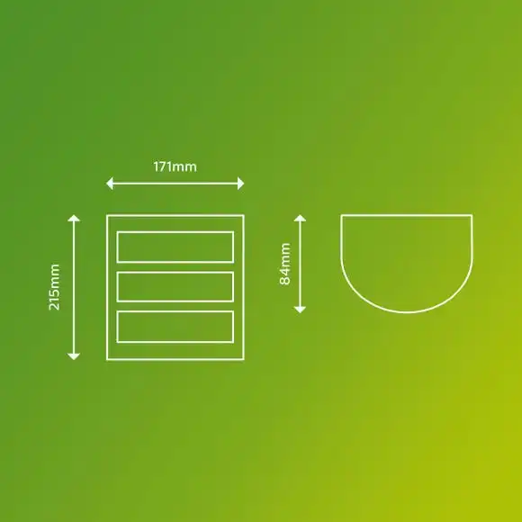 Philips Python Integrated LED Outdoor Wall Light, Cool White 3 Philips Python Integrated LED Outdoor Wall Light, Cool White - Image 3