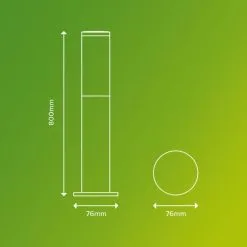 Philips Uthrecht Integrated LED Outdoor Post Light -Dunelm Lights Sales 30838314 alt02
