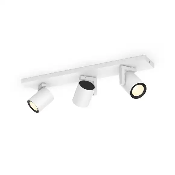 Philips HUE Argenta 3 Light Smart LED Ceiling Spotlight Bar 2 Philips HUE Argenta 3 Light Smart LED Ceiling Spotlight Bar - Image 2