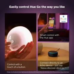 Philips HUE Go 2.0 Smart LED Portable Light -Dunelm Lights Sales 30838340 alt04