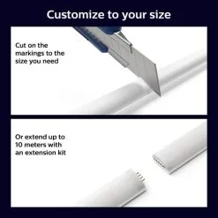 Philips HUE Gradient Smart LED 2m Light Strip Kit -Dunelm Lights Sales 30838345 alt03