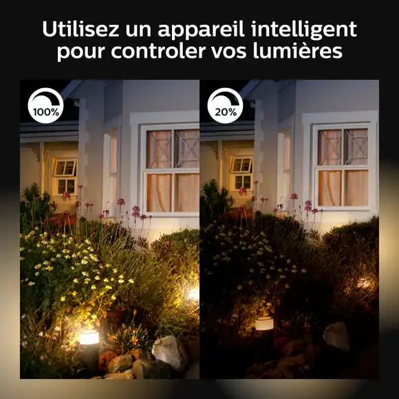 Philips HUE Fuzo Smart Integrated LED Outdoor Post Light 6 Philips HUE Fuzo Smart Integrated LED Outdoor Post Light - Image 6