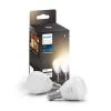 Philips HUE Smart 5.7 Watt SES LED Dimmable Luster Bulb 2 Pack -Dunelm Lights Sales 30838354