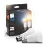 Philips HUE Smart 8 Watt BC LED Tunable GLS Bulb 2 Pack 8 Philips HUE Smart 8 Watt BC LED Tunable GLS Bulb 2 Pack -Dunelm Lights Sales 30838360