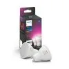 Philips HUE Smart 4.3 Watt GU10 LED Colour Changing Spotlight Bulb 2 Pack -Dunelm Lights Sales 30838366